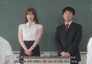 Tình yêu với cô giáo thực tập trẻ tuổi trắng xinh (Vietsub)